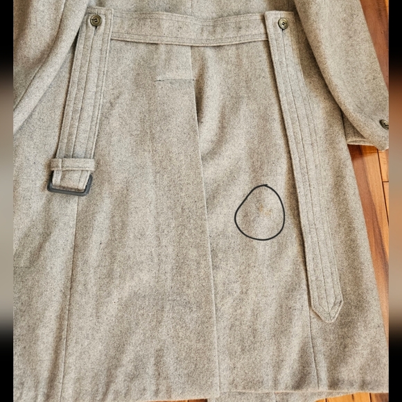 IL Classico grey wool trench jacket - Picture 15 of 16